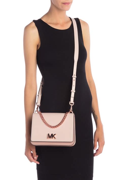 michael michael kors mott bag|Mott Large Leather Crossbody Bag .